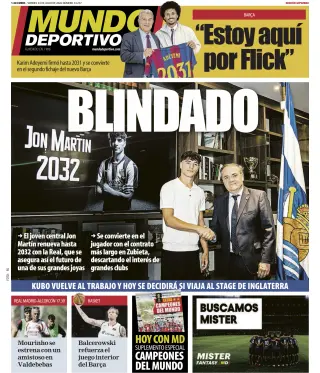 Portada de Mundo Deportivo (Gipuzkoa), 24 de julio de 2026