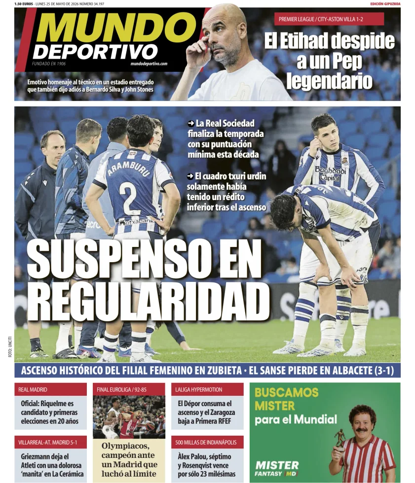 Mundo Deportivo (Gipuzkoa) — 25/05
