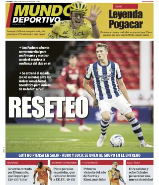 Portada de Mundo Deportivo (Gipuzkoa), 27 de julio de 2026