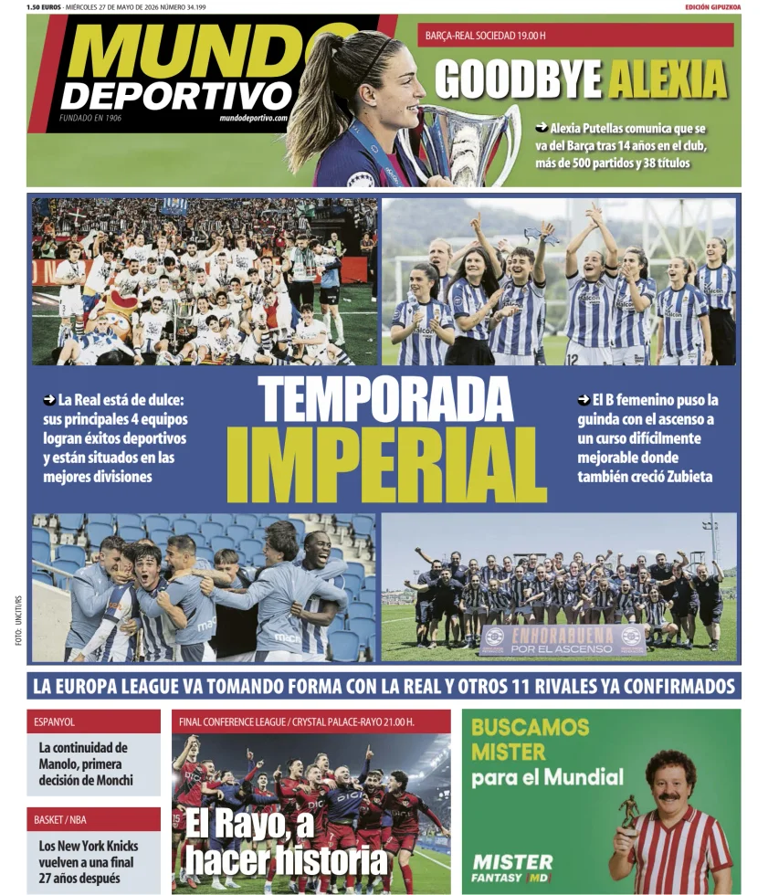 Mundo Deportivo (Gipuzkoa) — 27/05