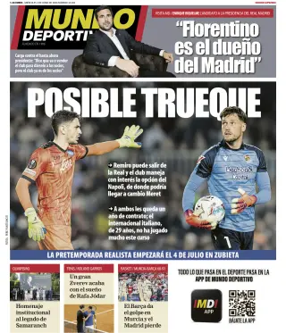 Portada de Mundo Deportivo (Gipuzkoa), 3 de junio de 2026