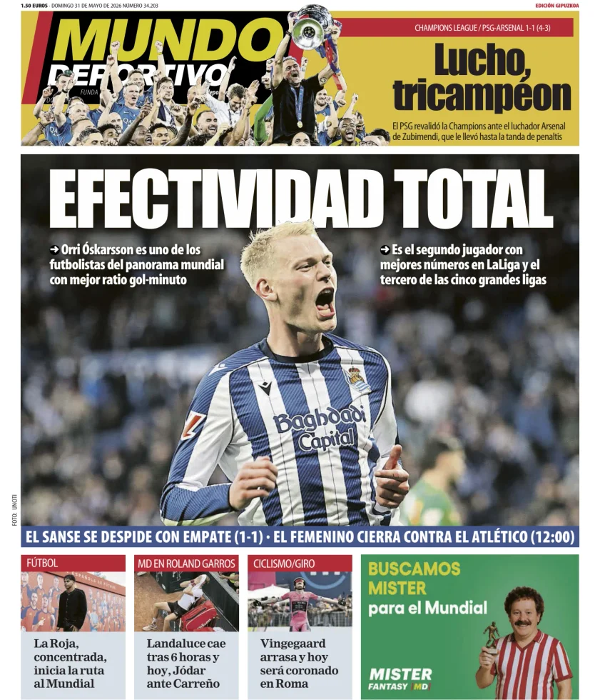 Mundo Deportivo (Gipuzkoa) — 31/05