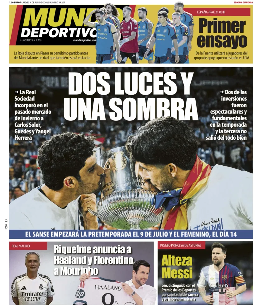 Portada de Mundo Deportivo (Gipuzkoa)