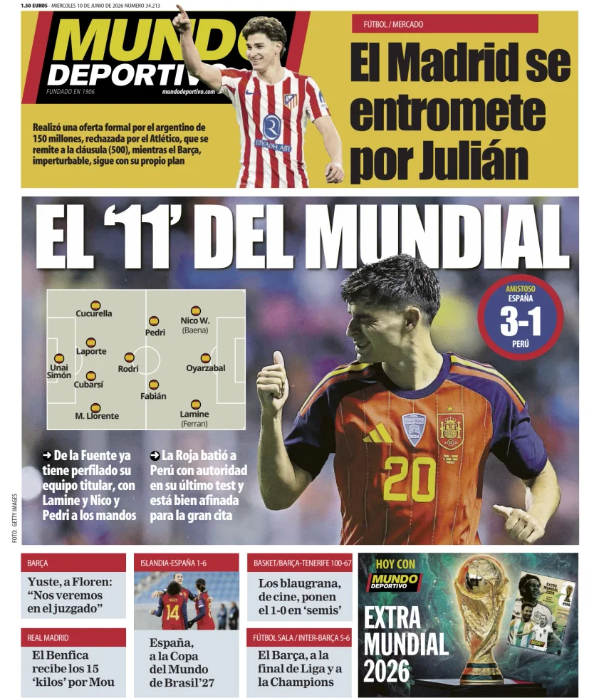 Portada de Mundo Deportivo