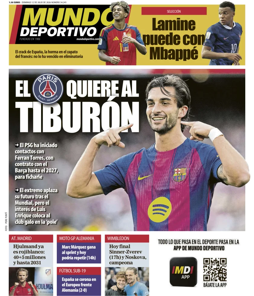Portada de Mundo Deportivo