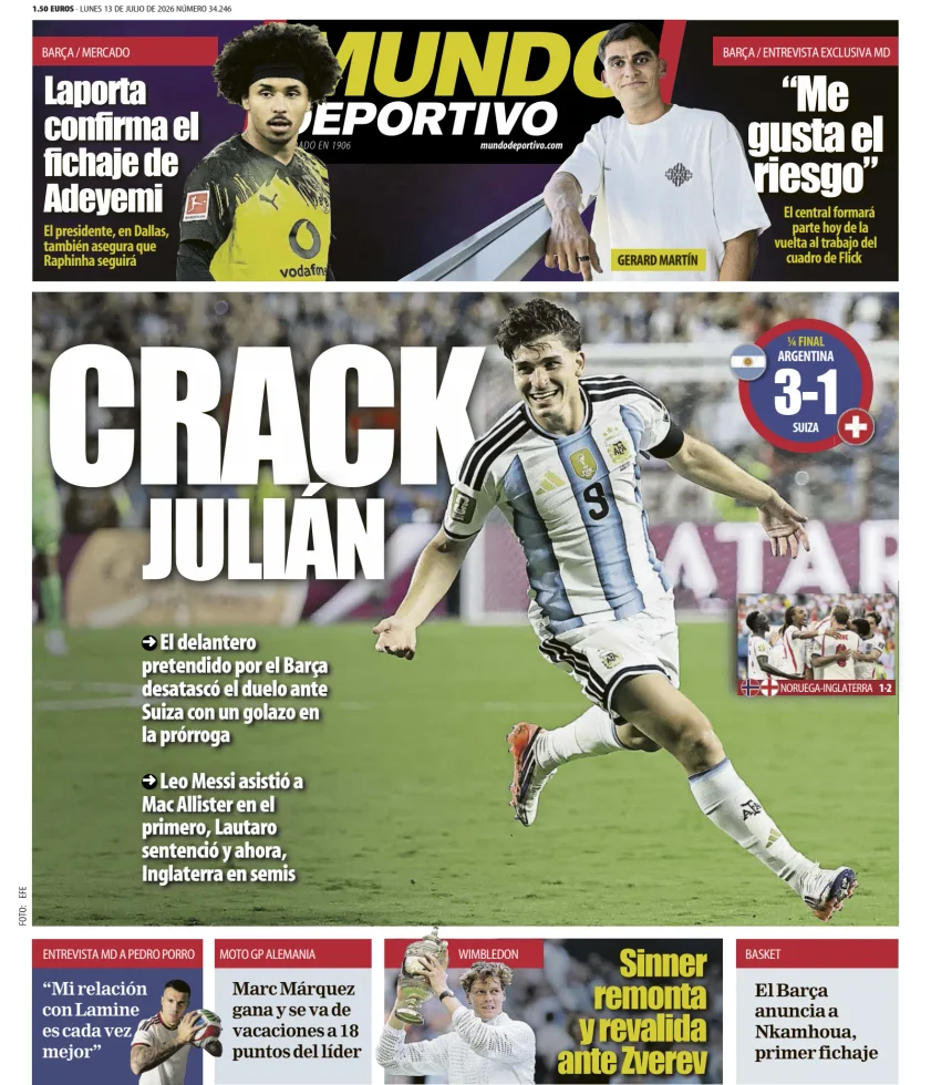 Mundo Deportivo — 13/07