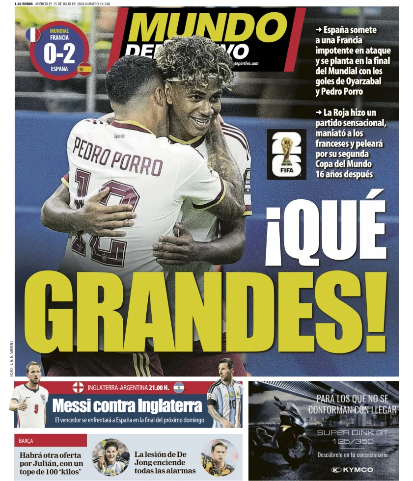 Mundo Deportivo — 15/07