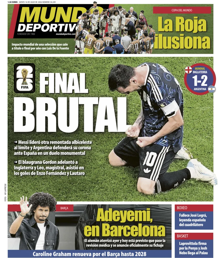 Mundo Deportivo — 16/07