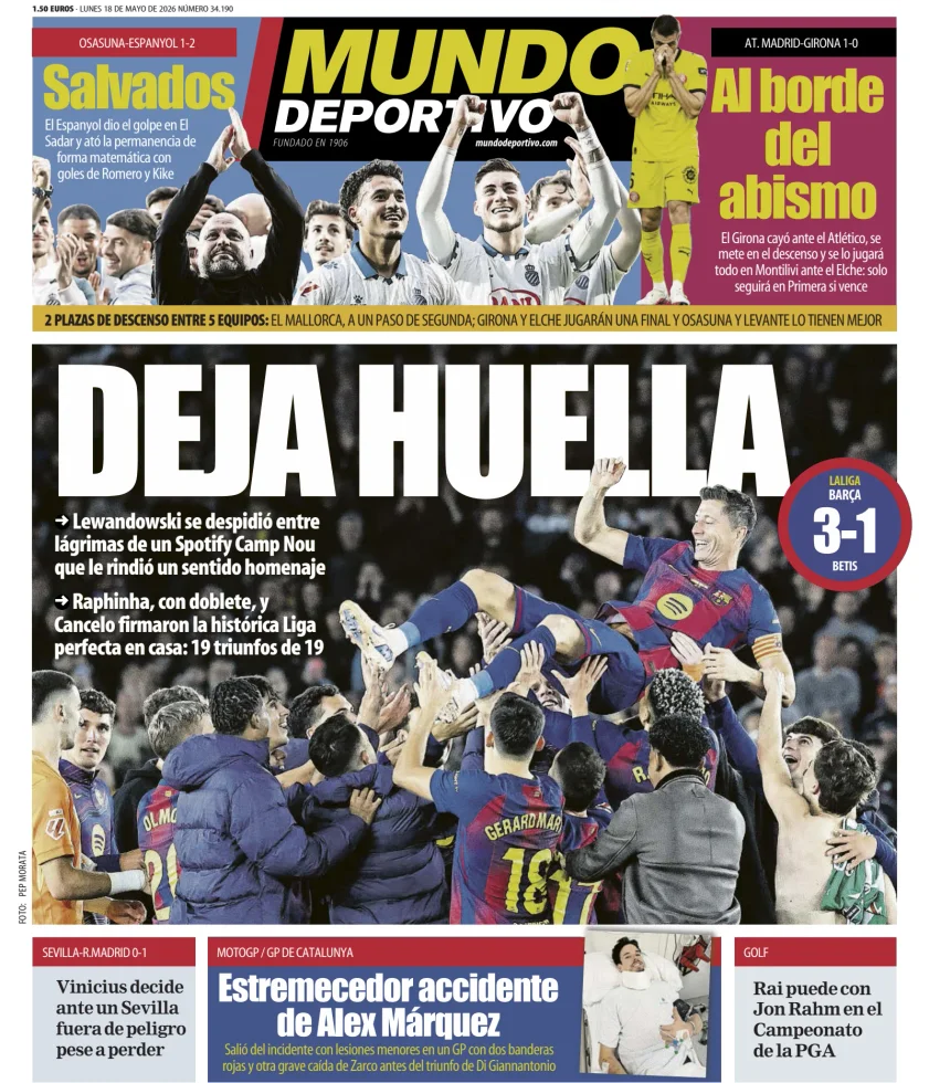 Mundo Deportivo — 18/05