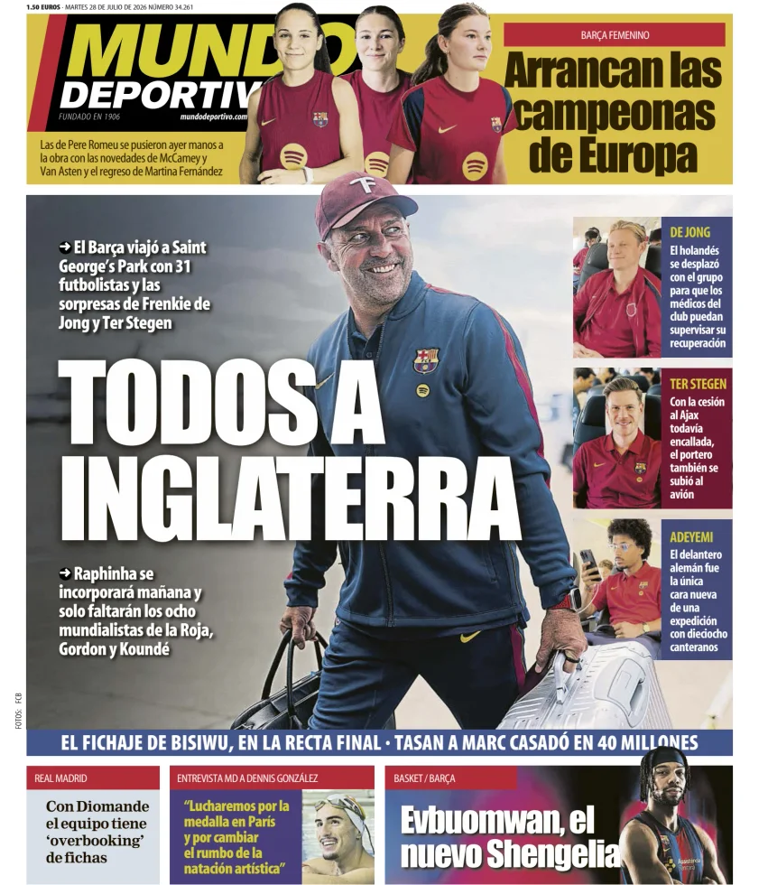 Portada de Mundo Deportivo