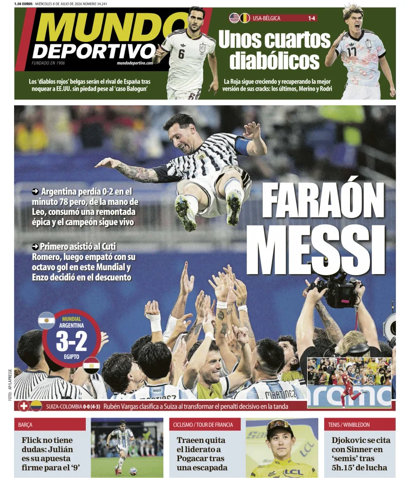Portada de Mundo Deportivo