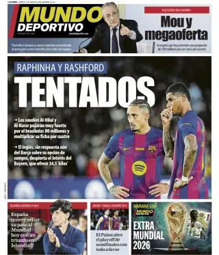 Portada de Mundo Deportivo, 9 de junio de 2026