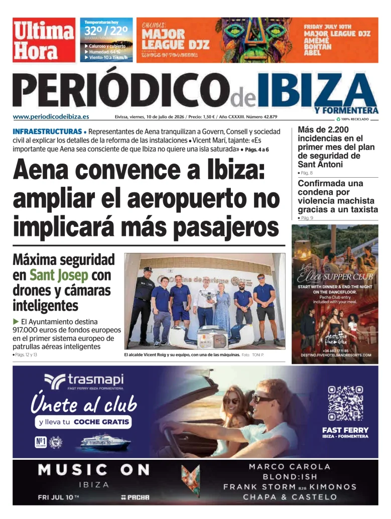 Portada de Periódico de Ibiza