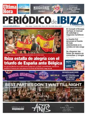 Portada de Periódico de Ibiza, 11 de julio de 2026
