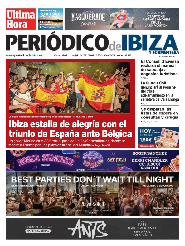 Portada de Periódico de Ibiza