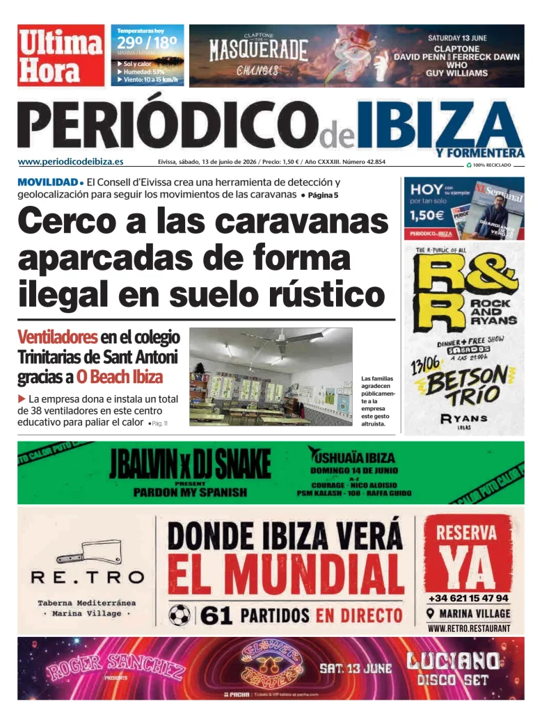 Portada de Periódico de Ibiza