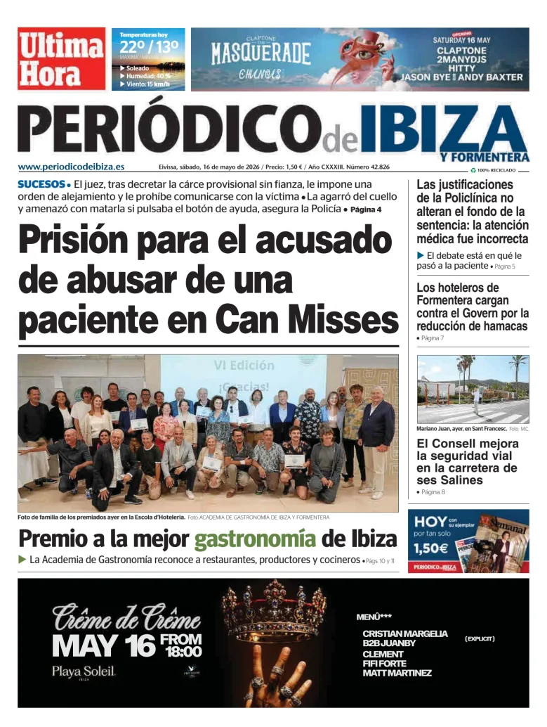 Periódico de Ibiza — 16/05