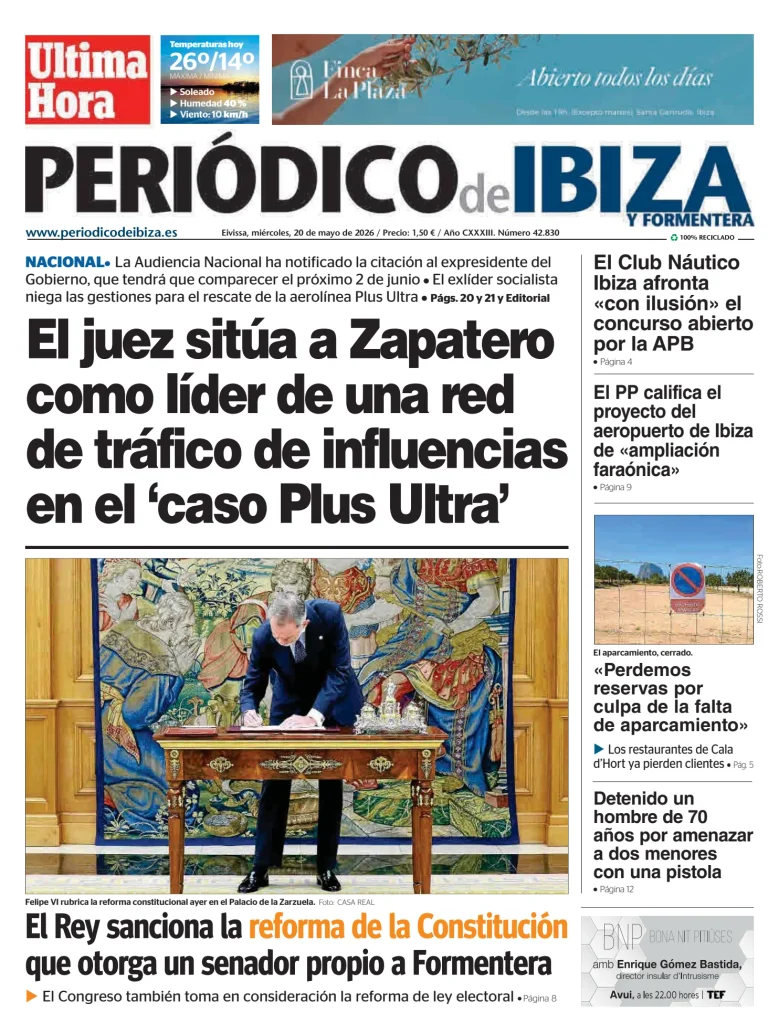 Periódico de Ibiza — 20/05