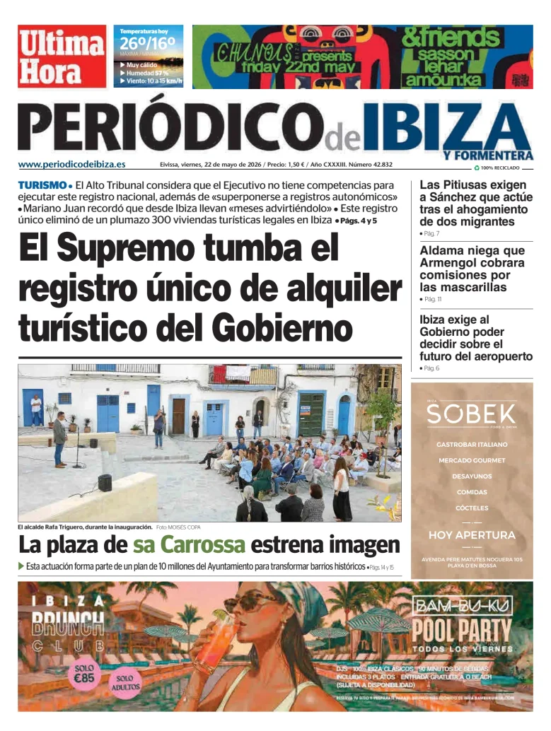 Periódico de Ibiza — 22/05
