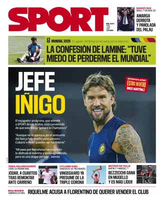 Portada de Sport, 1 de junio de 2026