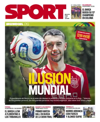 Portada de Sport, 13 de junio de 2026