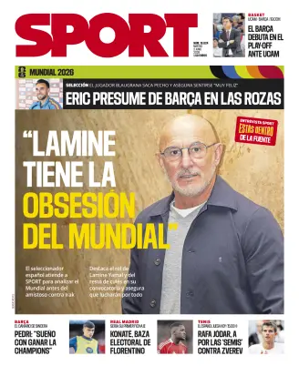 Portada de Sport, 2 de junio de 2026