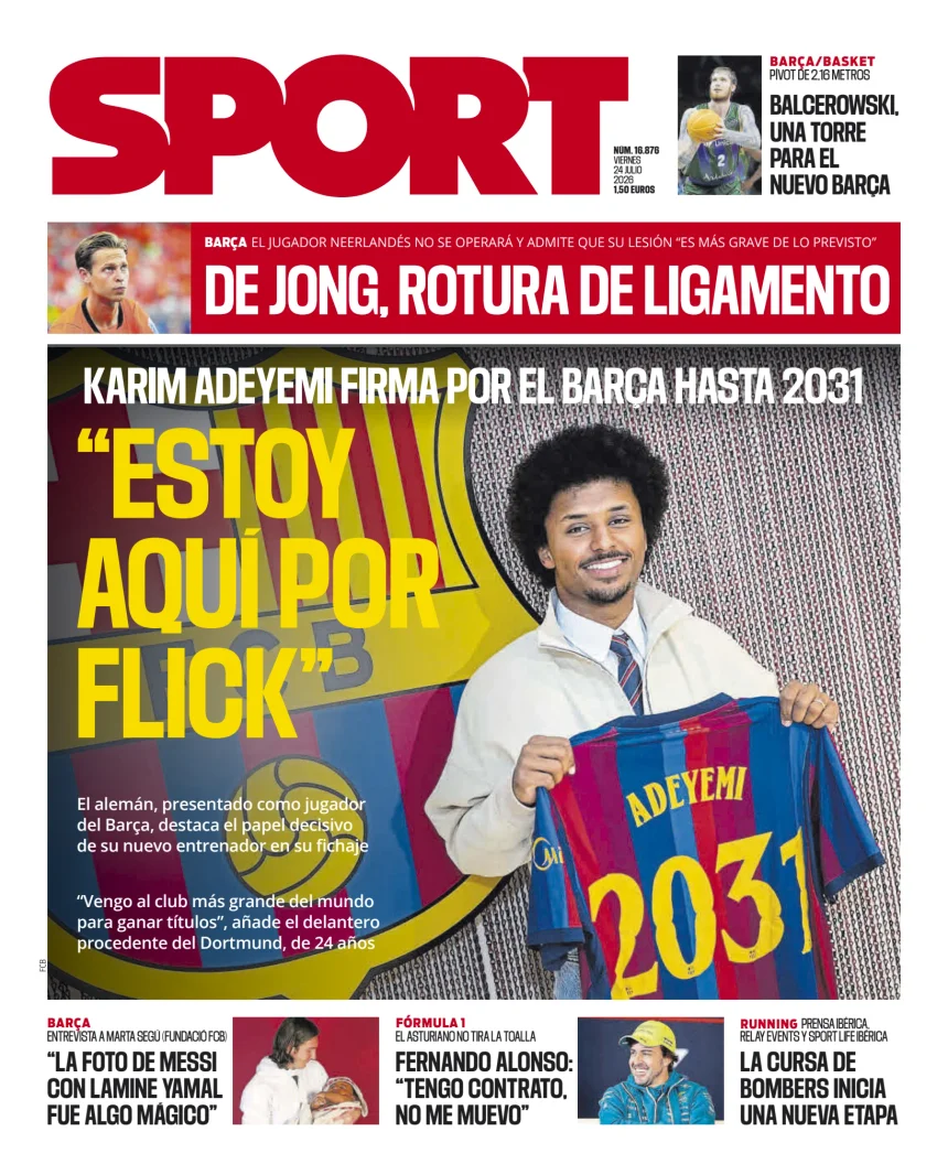 Portada de Sport