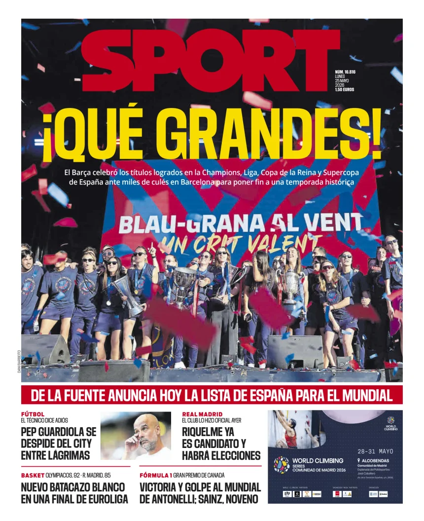 Sport — 25/05