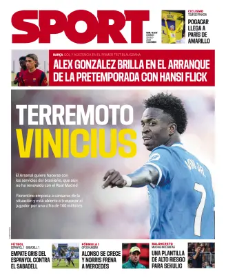 Portada de Sport, 26 de julio de 2026