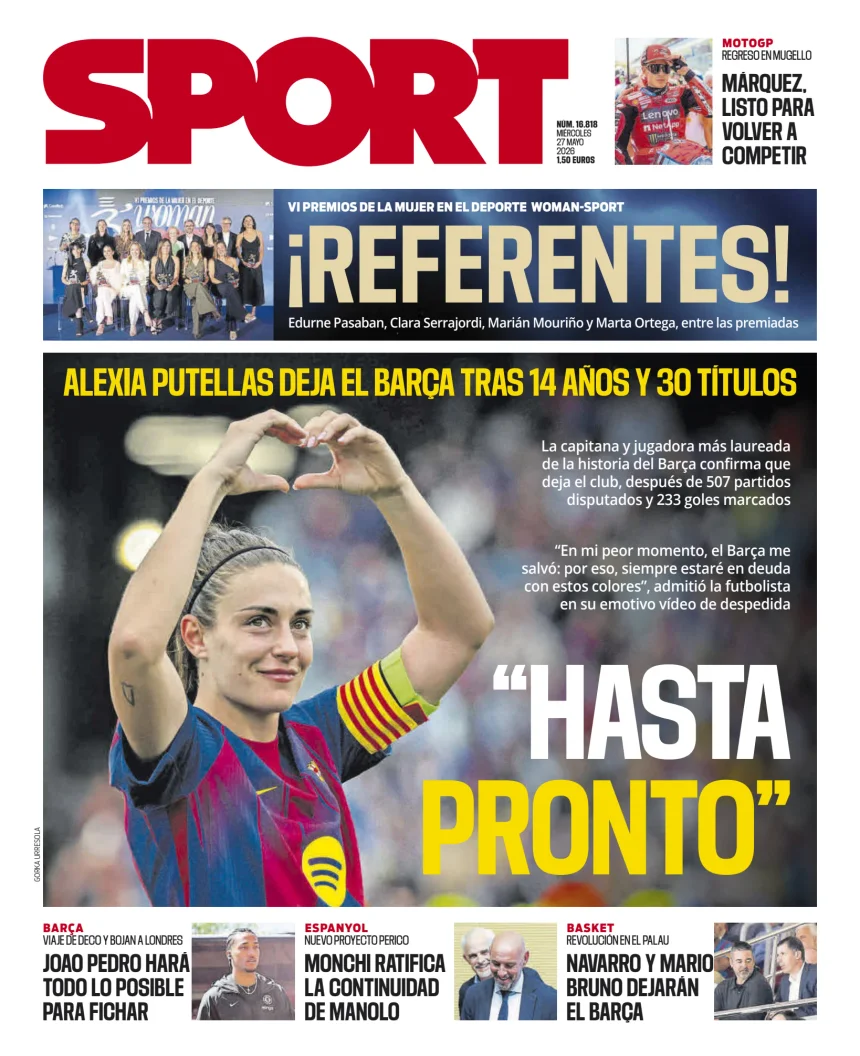 Sport — 27/05
