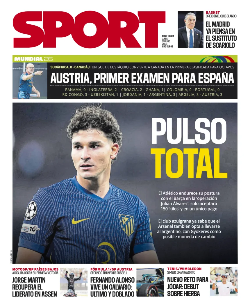 Sport — 29/06