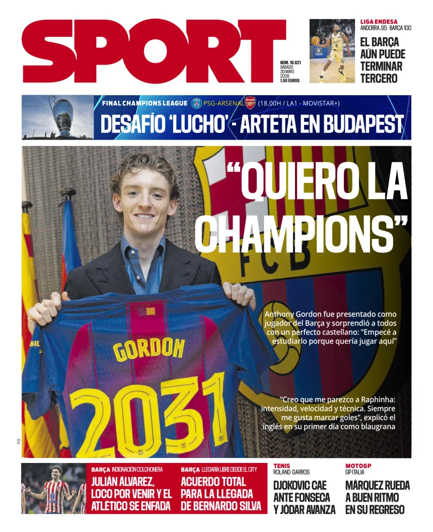 Sport — 30/05
