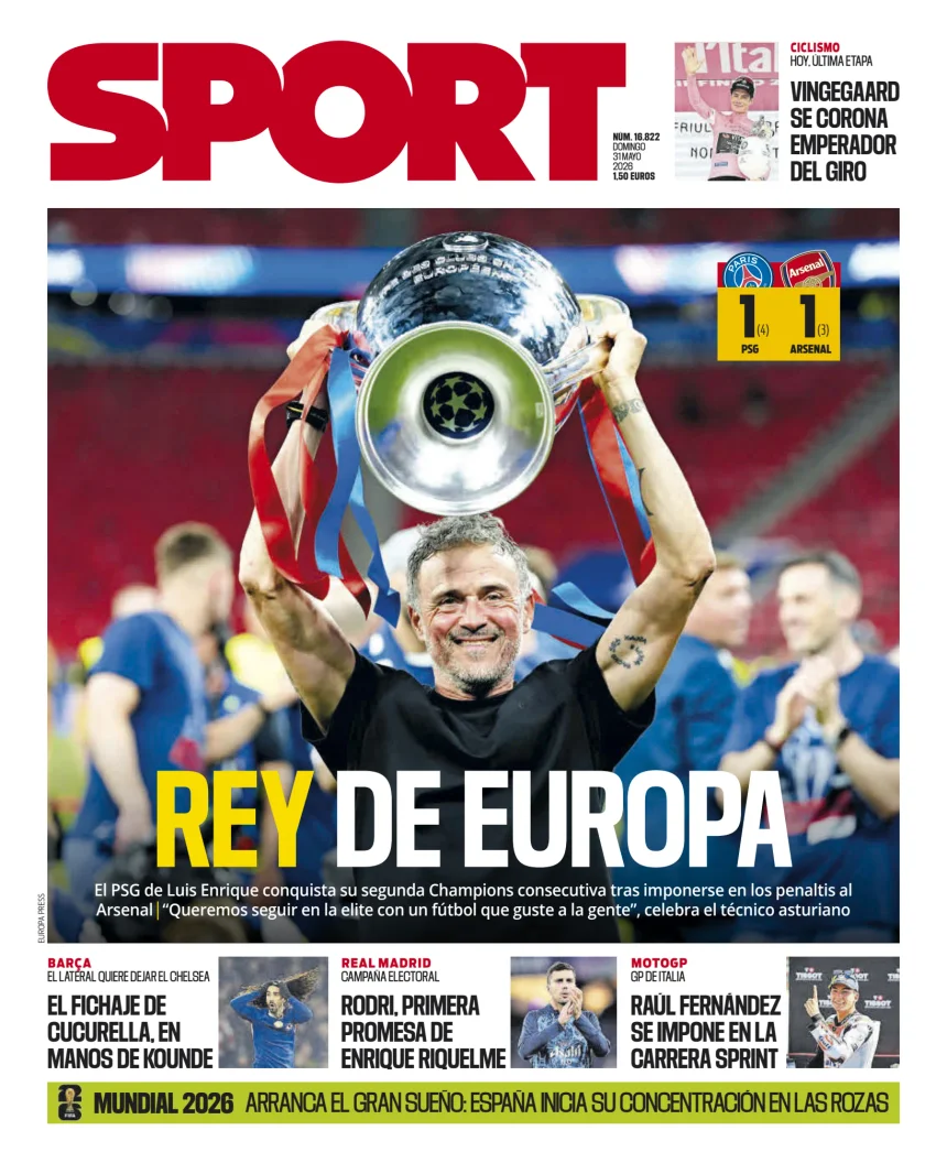Sport — 31/05