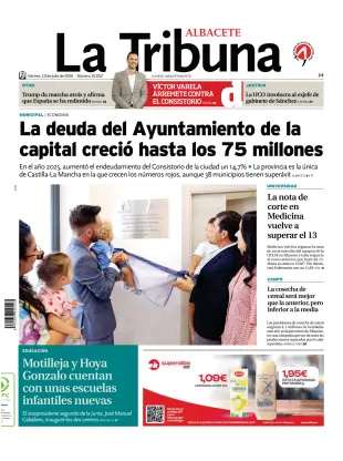 Portada de Tribuna de Albacete, 10 de julio de 2026