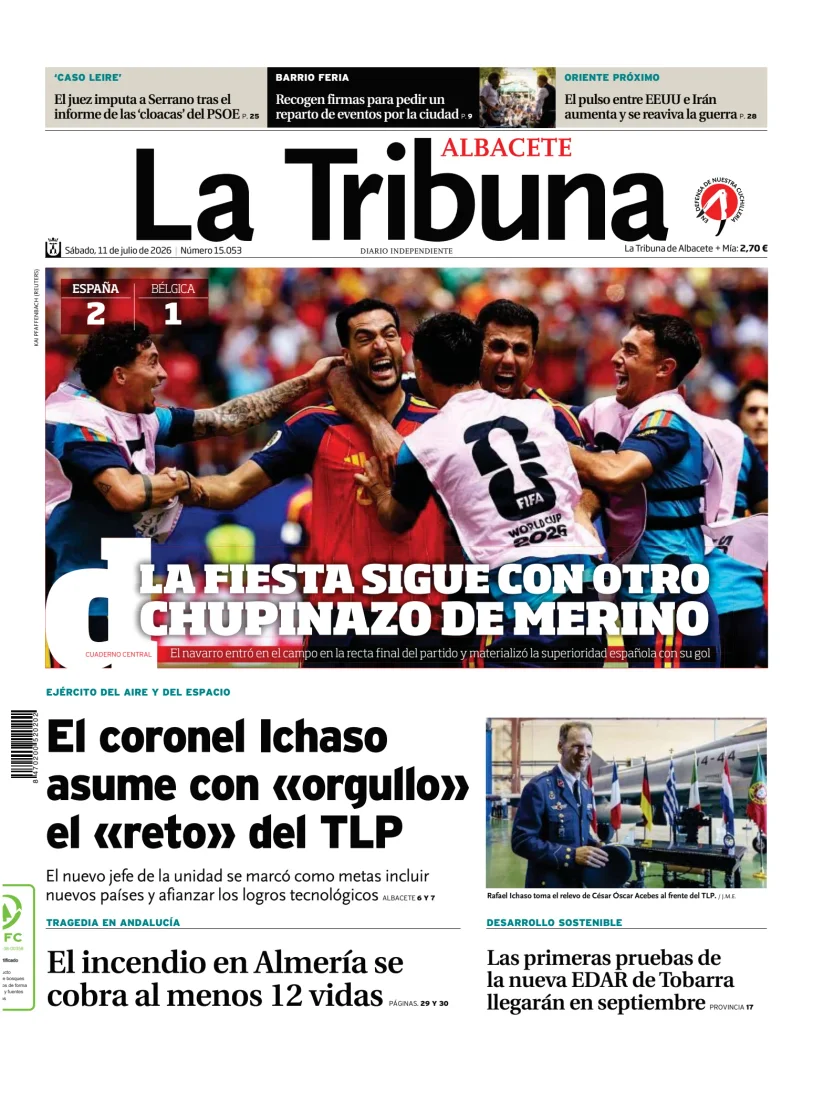Portada de Tribuna de Albacete