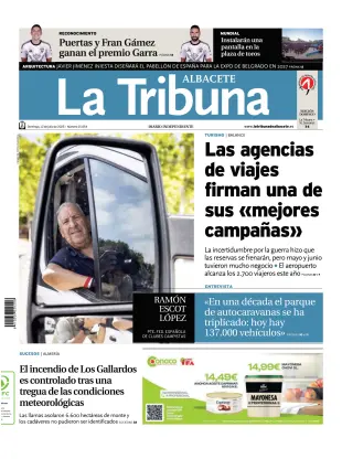 Portada de Tribuna de Albacete, 12 de julio de 2026