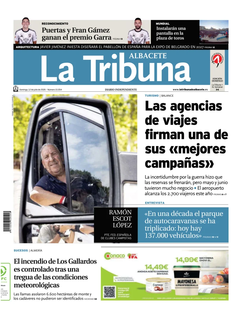 Portada de Tribuna de Albacete