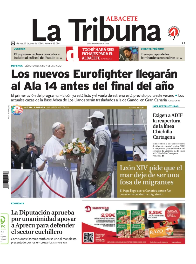Portada de Tribuna de Albacete