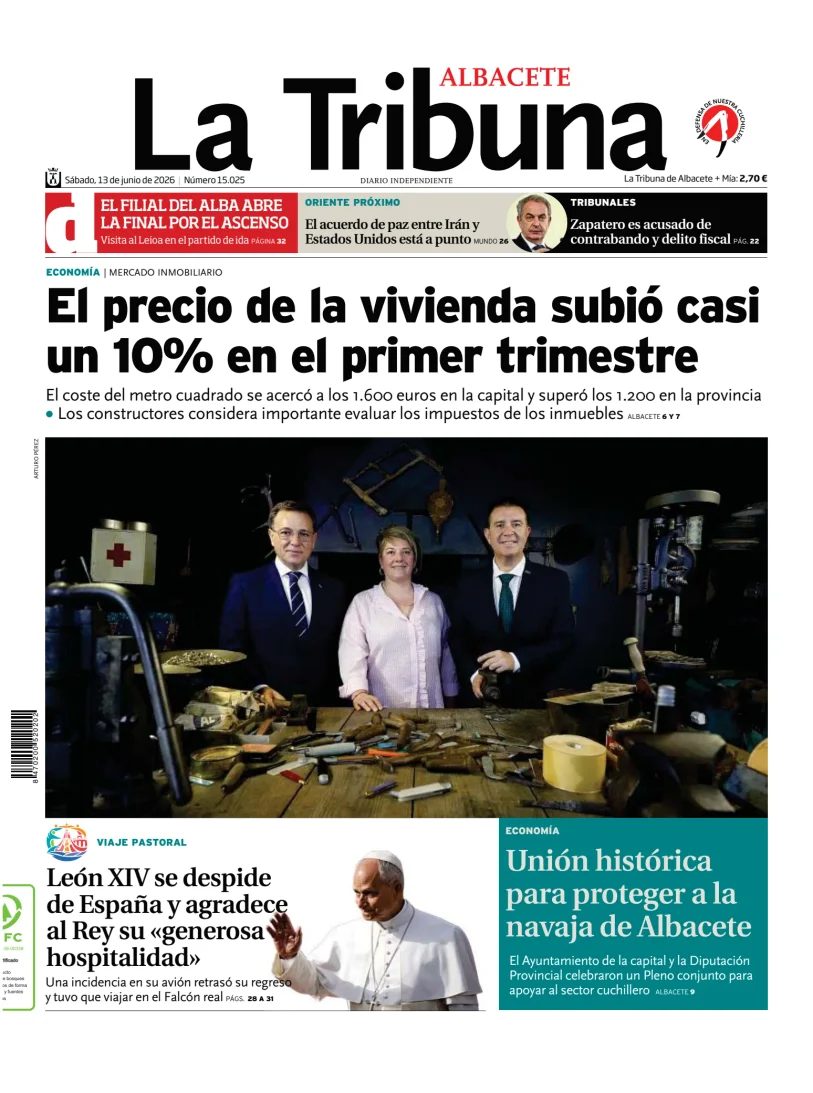 Portada de Tribuna de Albacete