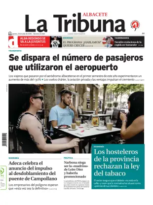 Portada de Tribuna de Albacete, 23 de julio de 2026