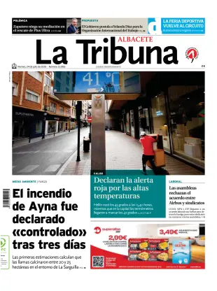 Portada de Tribuna de Albacete, 24 de julio de 2026