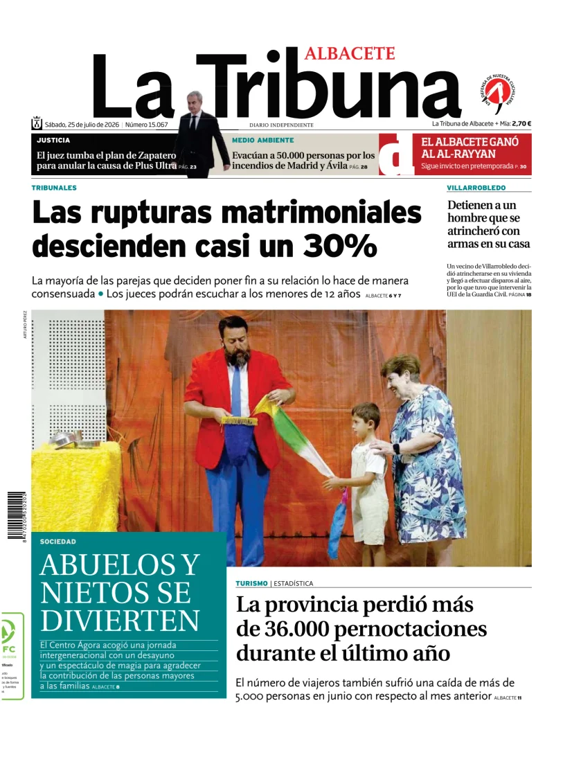 Portada de Tribuna de Albacete