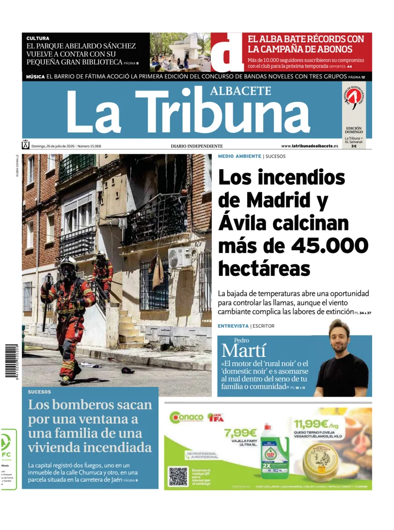 Portada de Tribuna de Albacete