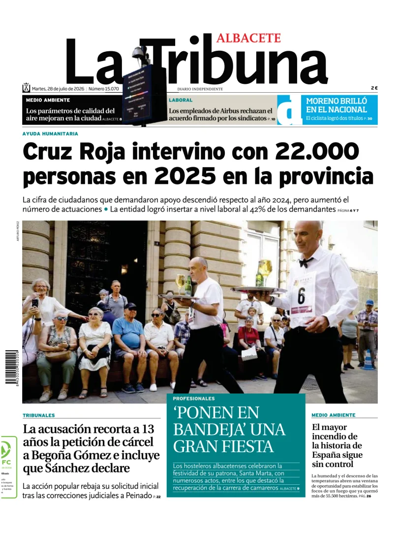Portada de Tribuna de Albacete