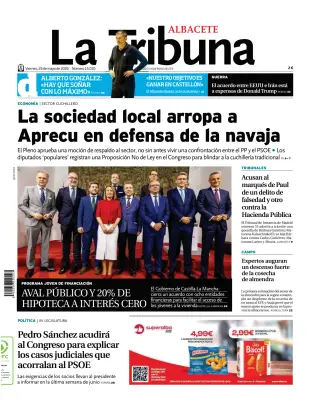 Portada de Tribuna de Albacete, 29 de mayo de 2026