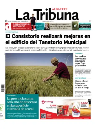 Portada de Tribuna de Albacete, 5 de junio de 2026