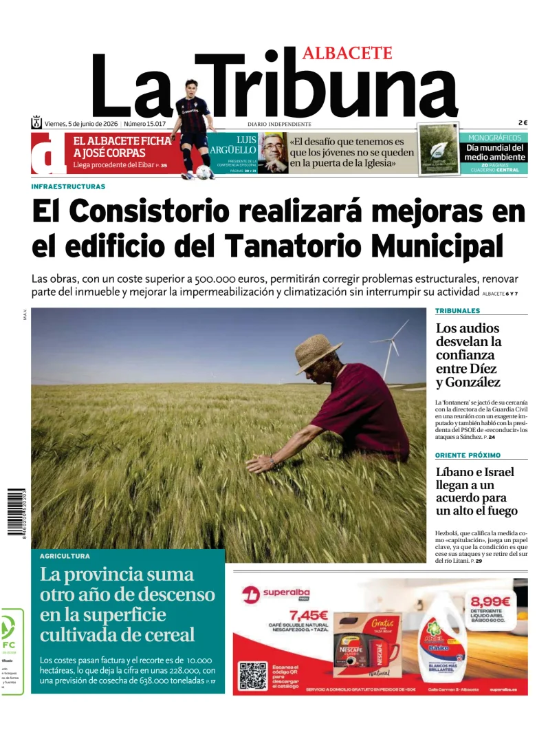 Portada de Tribuna de Albacete