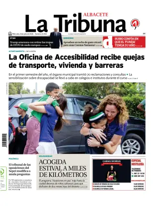 Portada de Tribuna de Albacete, 8 de julio de 2026