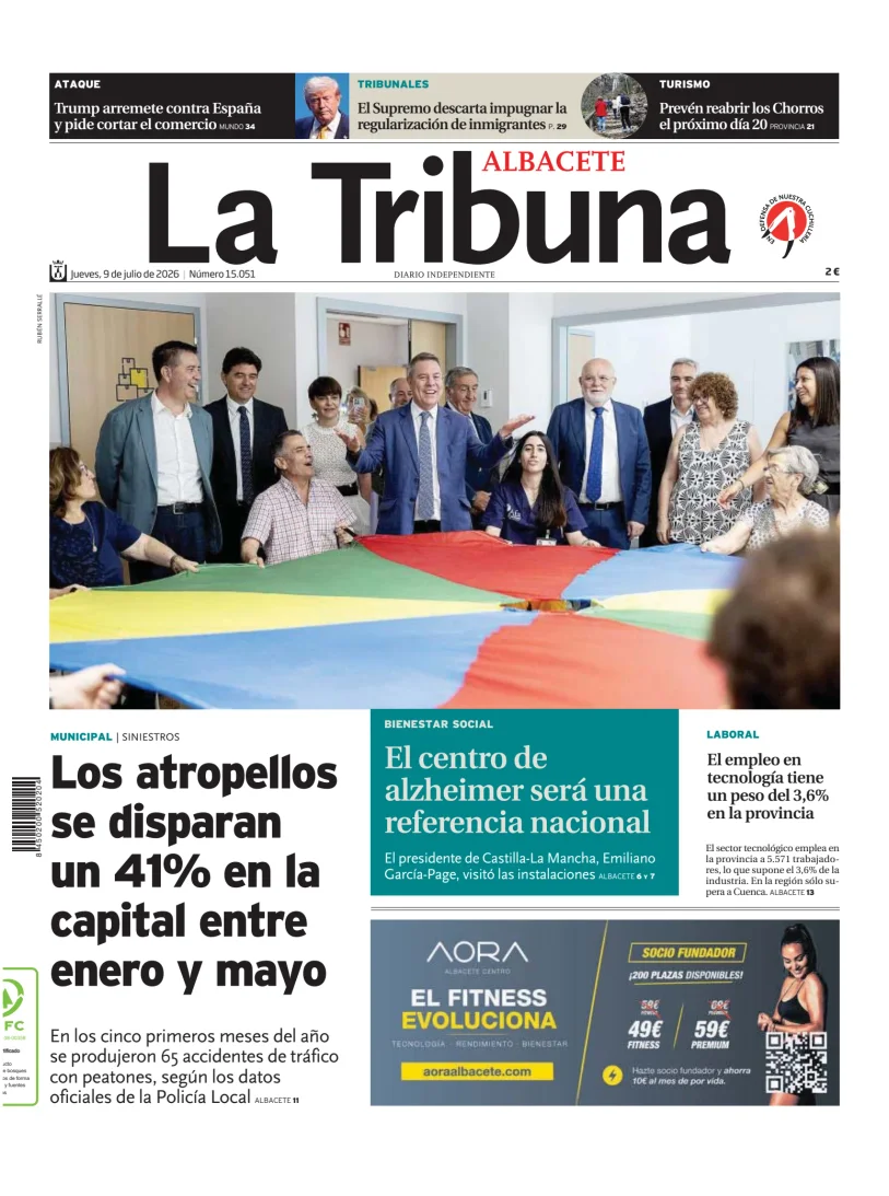 Portada de Tribuna de Albacete