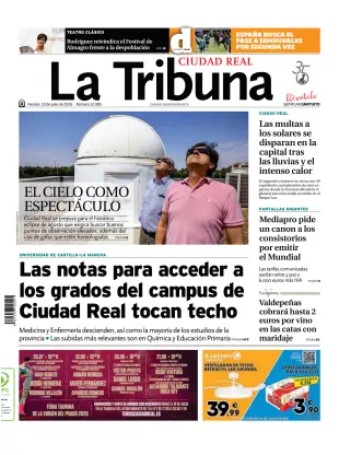 Portada de Tribuna de Ciudad Real, 10 de julio de 2026